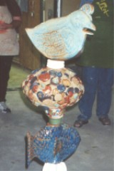 Early stage of student totem compilation work