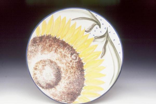 High fire stoneware platter